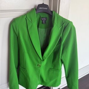 Nicole Miller Women's Vibrant Green Blazer